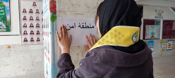 مانور زلزله در دبیرستان هاشمی نژاد