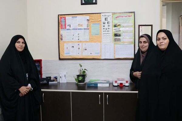 افتتاح اتاق بهداشت «مدرسه جهان‌سوزان ۲»