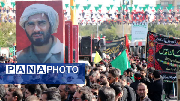 کاروان عشق و وفا از میدان بزرگمهر تا گلستان شهدا