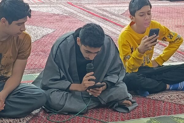 حضور دانش‌آموزان ناحیه 2 شهرری در مراسم اعتکاف دانش‌آموزی 
