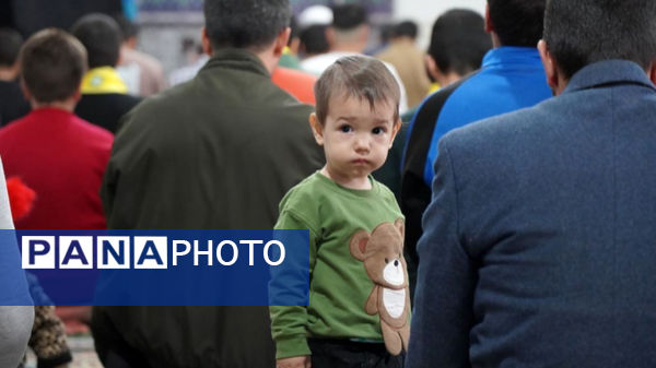 حضور پرشور دانش‌آموزان یاسوج در مراسم معنوی اعتکاف