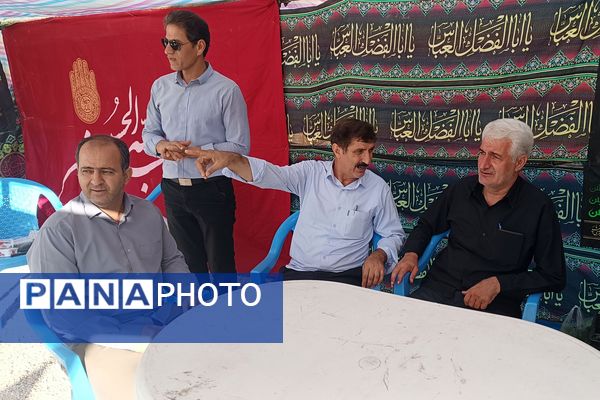 بازدید مدیر سازمان دانش‌آموزی کرمانشاه از موکب‌های اربعین حسینی 