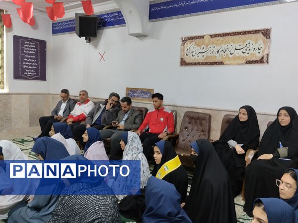 مانور سراسری زلزله در دبیرستان دخترانه شاهد شیرودی 