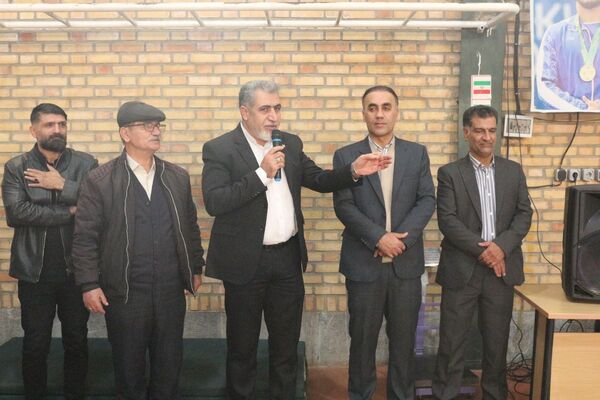 تجلیل از قهرمان مسابقات کشتی غرب آسیا
