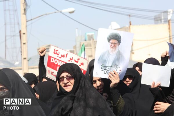 قیام مردم انقلابی شهر کهک قم به خونخواهی رهبر شهید 