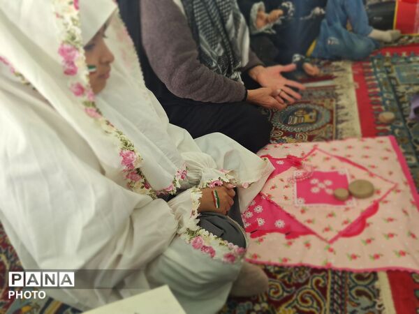 حضور دانش آموزان آزادشهری به یاد دانش آموزان میناب