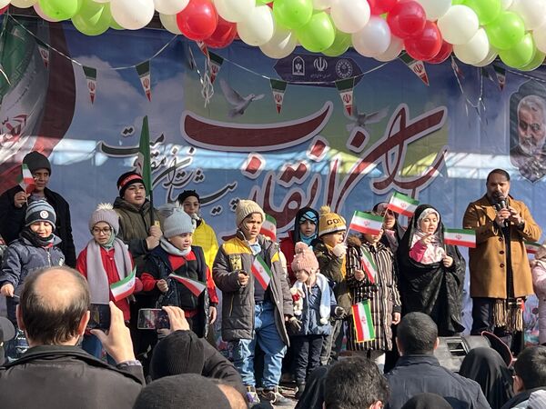 شور اسلامی در مسیر راهپیمایی تهران