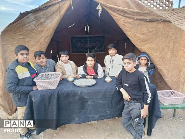 برپایی موکب هیأت میثم تمار مدرسه شهید چمران ابرکوه  در ایام محرم