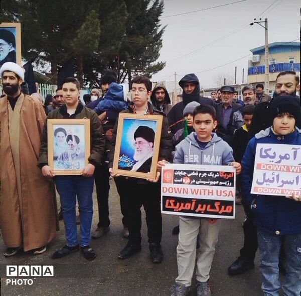 حضور باشکوه مردم روستای انوج در راهپیمایی روز جهانی قدس