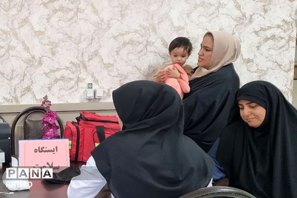 استقرار ایستگاه سلامت در اداره آموزش و پرورش کهریزک 