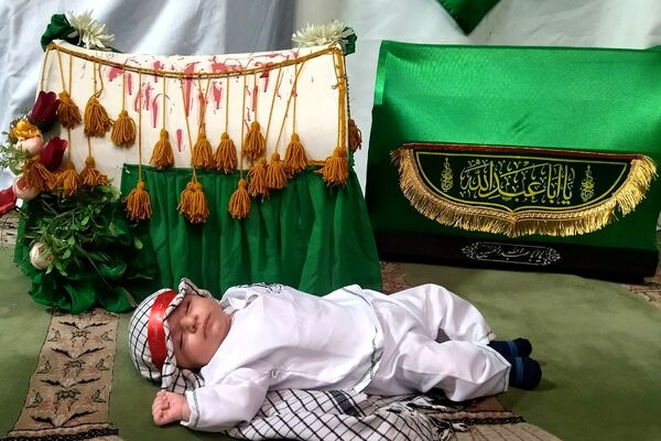 برگزاری مراسم شیرخوارگان حسینی درشهرستان ملارد
