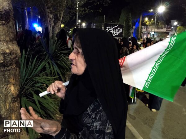 حال و هوای اندوه در حسینیه امام خمینی با حضور شهید رضا روزگرد 