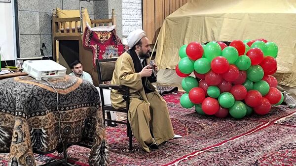 اعتکاف دانش‌آموزی در شهرستان عجب‌شیر