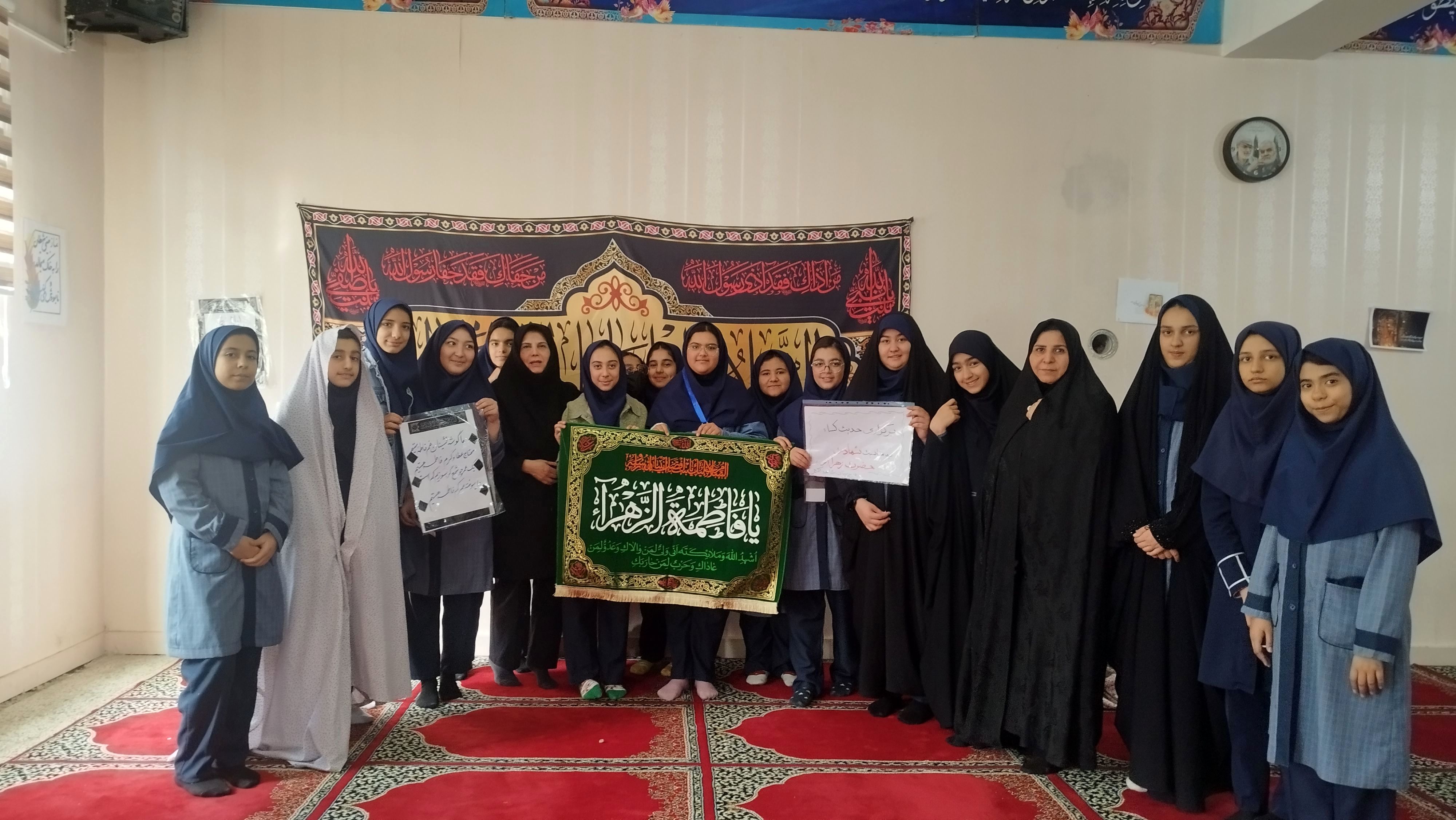 سلسله جلسات تبیین حدیث شریف کساء در دبیرستان شاهد تکتم ناحیه ۳