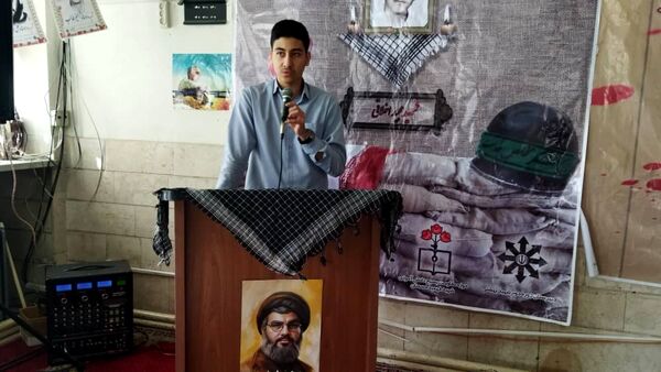 برگزاری یادواره شهید در دبیرستان دوره دوم شهید بهشتی سمنان 