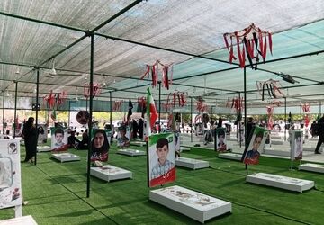 میعادگاه مینابی‌ها در گلزار شهدای «شجره طیبه»