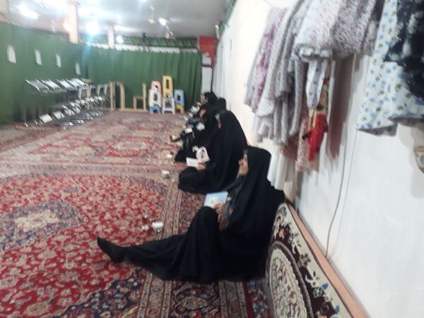 قرائت دعای پرفیض ندبه در مسجد ابوالفضلی بار