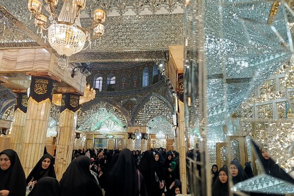 حرم حضرت معصومه، در ماتم غم هشتمین اختر تابناک امامت