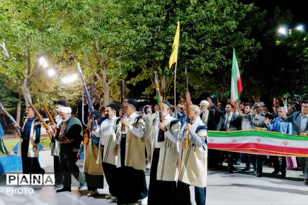 خروش دوباره لردگانی‌ها در حمایت از آرمان‌های انقلاب