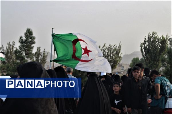 آیین پیاده‌روی اربعین حسینی در بلوار پیامبر اعظم(ص) قم