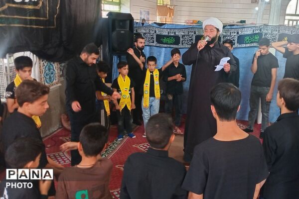 شور حسینی نوجوانان پیشتاز ارسنجانی در سوگواره «احلی من العسل»