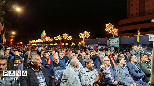 خیابان شهدای سراب در آستانه اربعین رهبر شهید