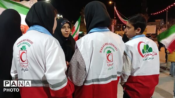 حضور فعال هلال‌احمر در قلب تجمعات شهرستان فارسان

