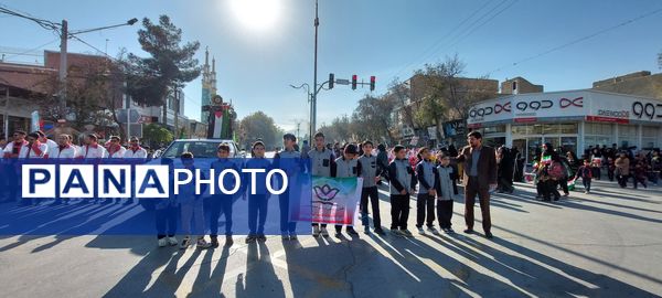 راهپیمایی روز ۱۳ آبان در شهرستان سملقان