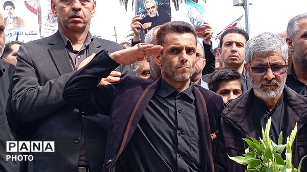 تشیع پیکر شهید محمد عباسی در گرگان