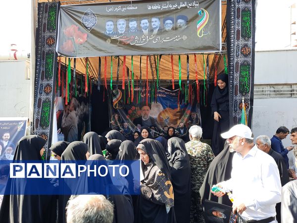 وداع با سید الشهدا خدمت