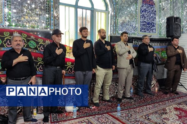 دوازدهمین دوره سوگواری سراسری احلی من العسل با حضور نوجوانان حسینی در شهرستان قرچک 