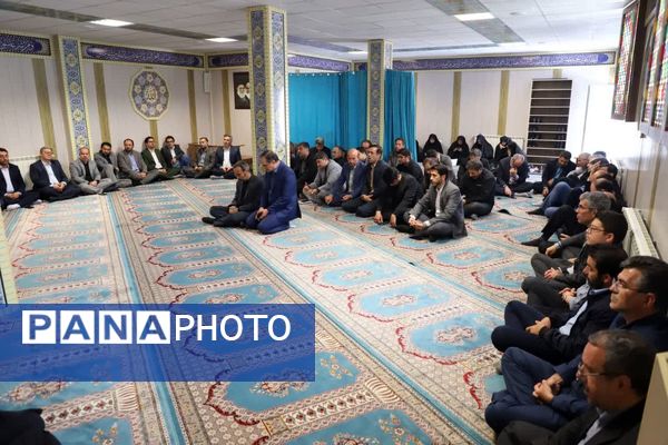 مراسم سالگرد ارتحال امام راحل در اداره‌کل آموزش و پرورش آذربایجان شرقی