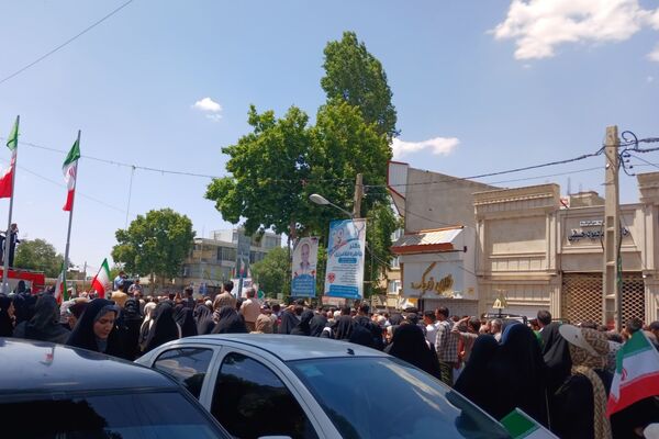 راهپیمایی جمعه خشم و نصر شهرستان قروه