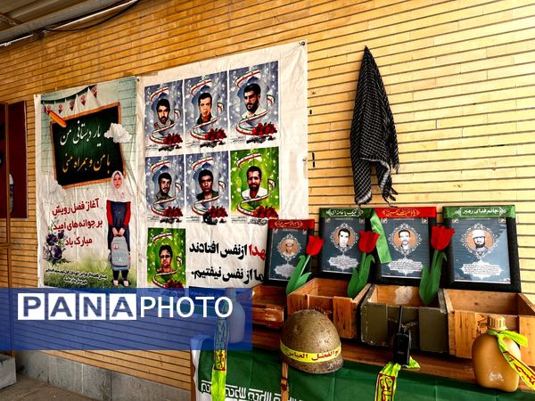 جشن شکوفه‌ها و طنین زنگ مهر در مدرسه فاطمه‌ الزهرا شهرستان جاسک