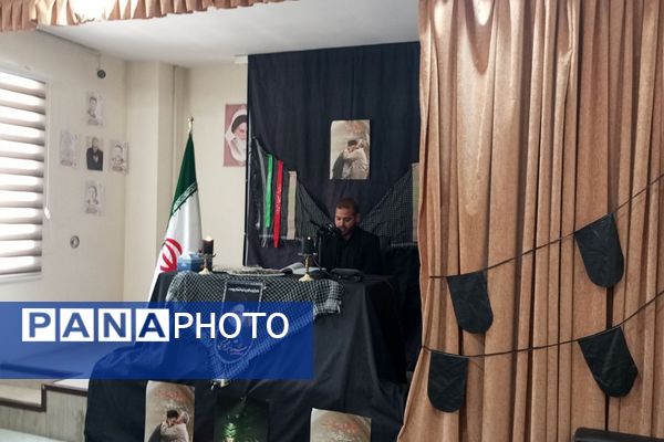 مراسم عزاداری شهادت شهدای خدمت در آموزش و پرورش رودهن 