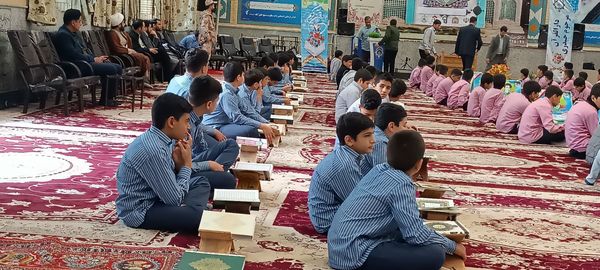 محفل انس با قرآن در تکیه ابوالفضلی مزده