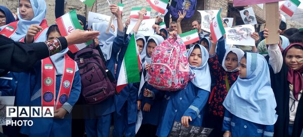 راهپیمایی روز جهانی قدس در شهر بار نیشابور