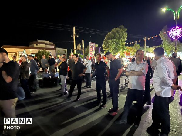 راهپیمایی پرشور و آموزش اصلحه با حضور گسترده  مردم  ساوجبلاغ
