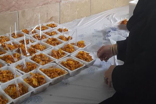 مراسم عزاداری در مدرسه بعثت ناحیه یک شهرری