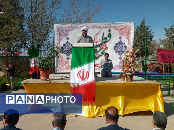 اقامه نماز عید فطر در شهرستان چناران