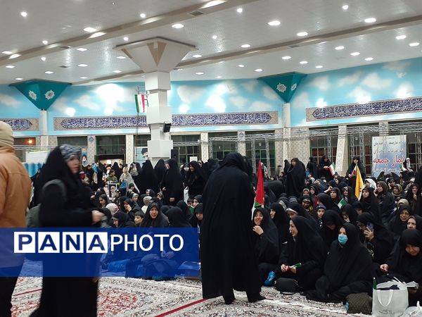 مراسم پاسداشت شهدای مقاومت و نمایشگاه آثار منتخب دانش‌آموزان رویداد آخراشه