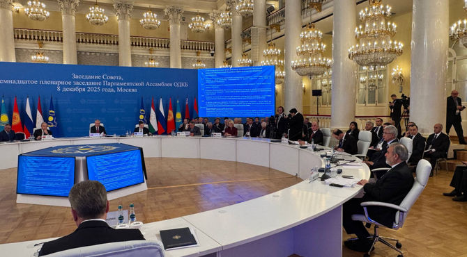 آغاز به کار مجمع پارلمانی سازمان پیمان امنیت جمعی با حضور ایران 