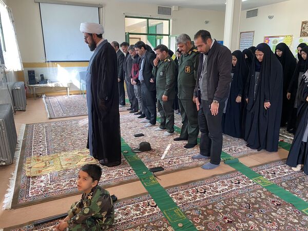 مراسم استقبال از شهید گمنام در شهرستان مه‌ولات