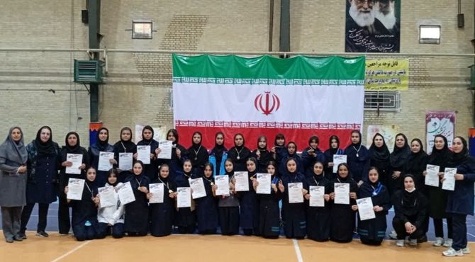  «جام اقتدار ایران» دختران در ناحیه ۴ شیراز