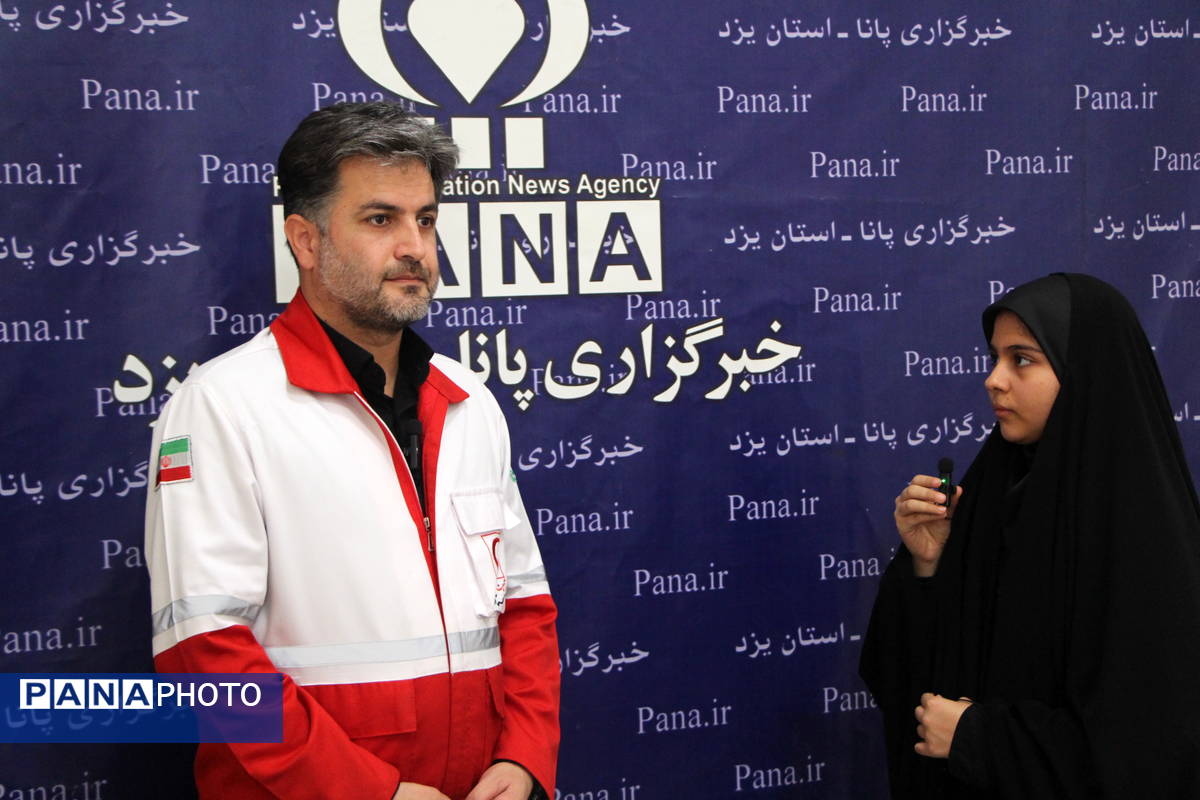 بازدید مدیرعامل جمعیت هلال‌احمر یزد از دفتر خبرگزاری پانا استان یزد