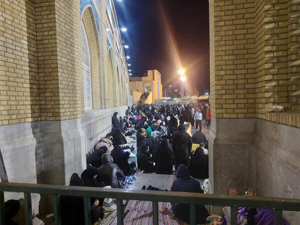 مراسم احیاء سومین شب قدر در حرم حضرت معصومه(س)