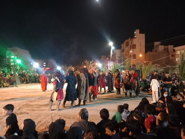 مراسم شام غریبان درناحیه 6 مشهد