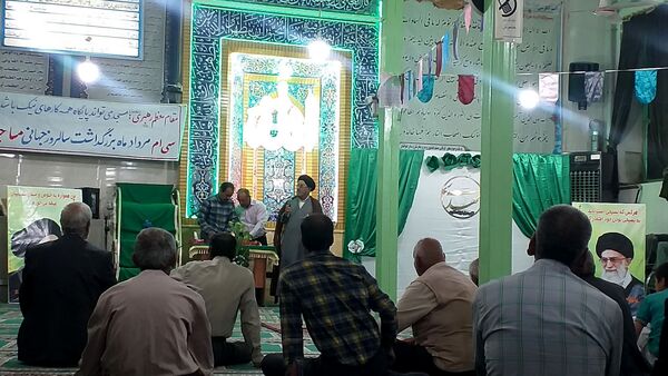 حضور امام جمعه تربت حیدریه در جشن اهالی سربالا