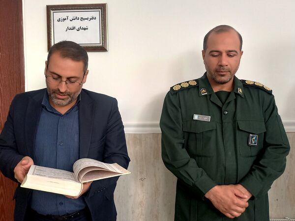 افتتاح اتاق بسیج دبیرستان شهدای اقتدار شهرستان ملارد