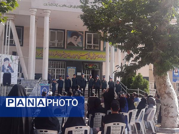 اعزام دانش‌آموزان گروه سرود سفینة النجاة نیشابور به پیاده‌روی اربعین حسینی 